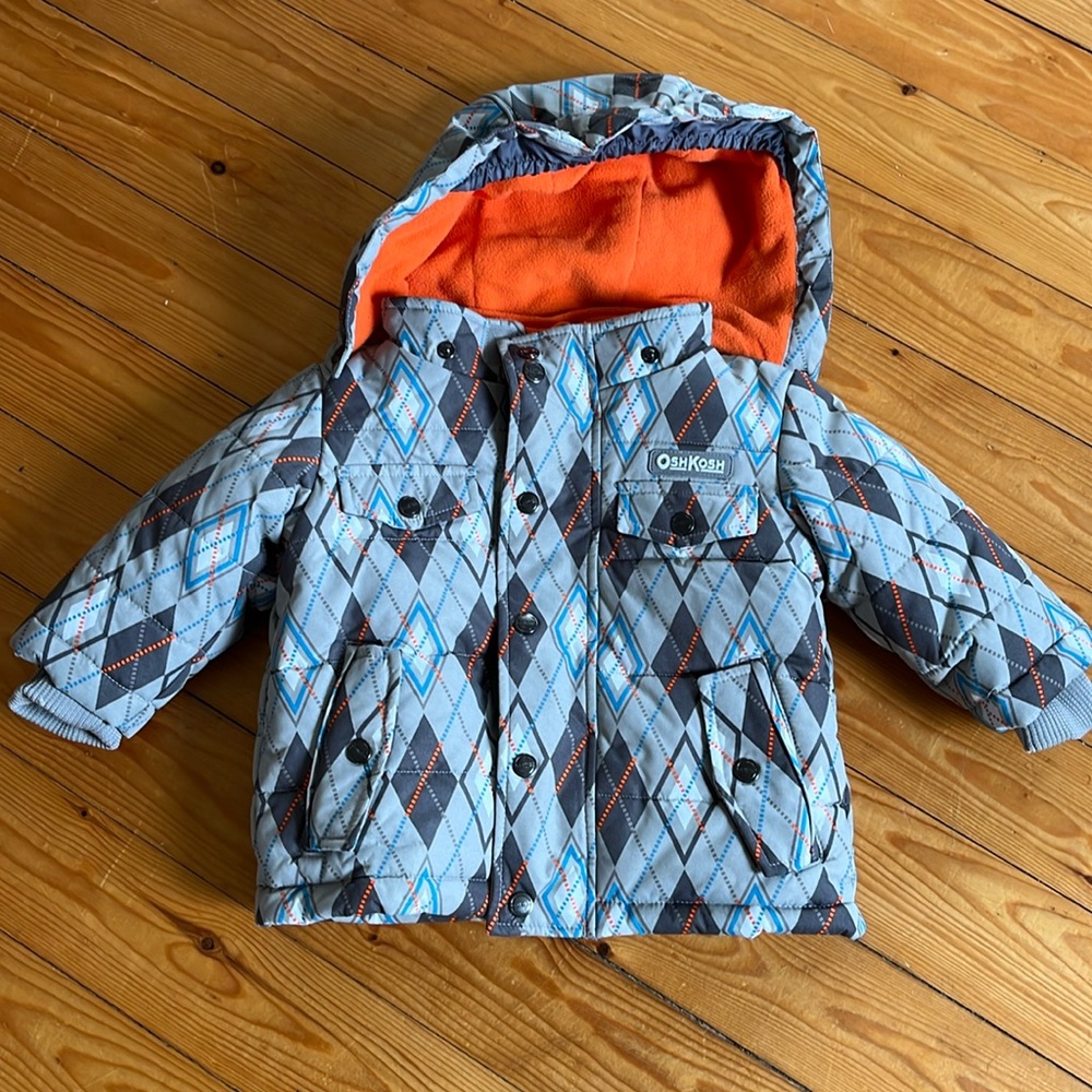 OSHKOSH 2 piece snowsuit - 12M